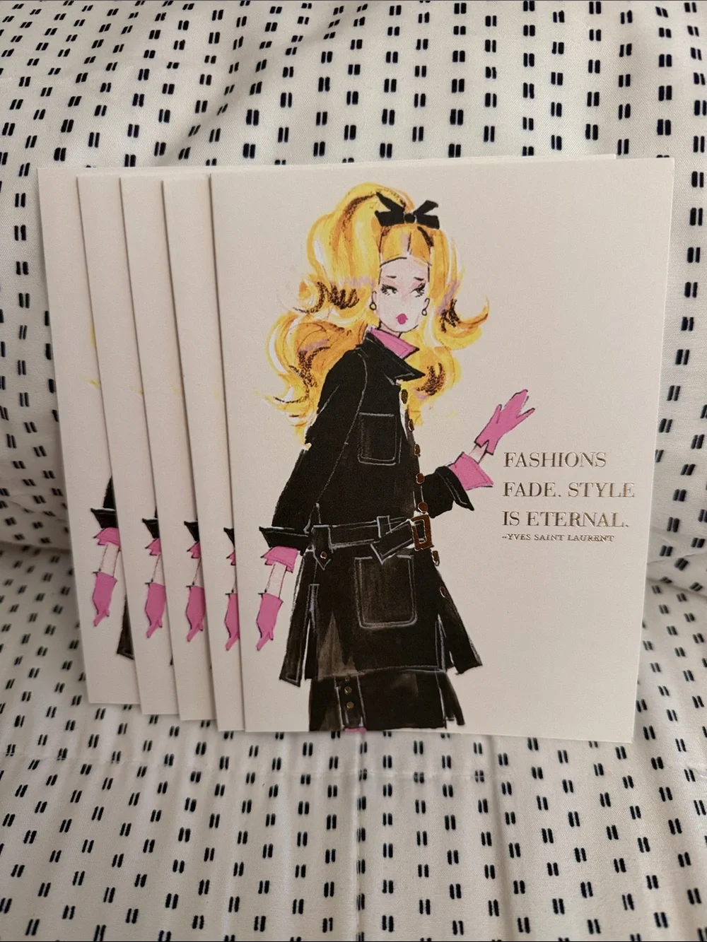 “Barbie” Robert Best, Notecards (18), Envelopes  (18).